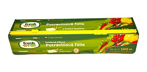 Fólia Fresh'n'Roll - krabička s funkčnou rezačkou - 30 cm/100 m