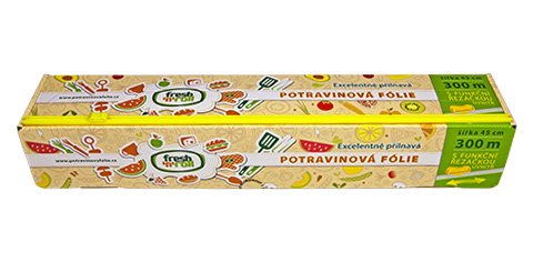 Fólia Fresh'n'Roll - krabička s funkčnou rezačkou - 45 cm/300m